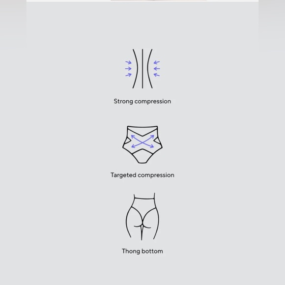 NWT💕Honeylove SuperPower Thong Size M - Picture 6 of 10